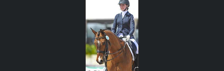 Ashleigh Conroy-Zugel riding Ungaro